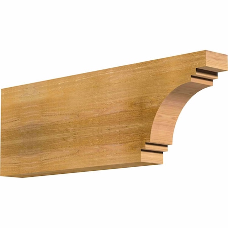 Ekena Millwork Pescadero Rough Sawn Rafter Tail, Western Red Cedar, 4"W x 12"H x 36"L RFT04X12X36PEC00RWR